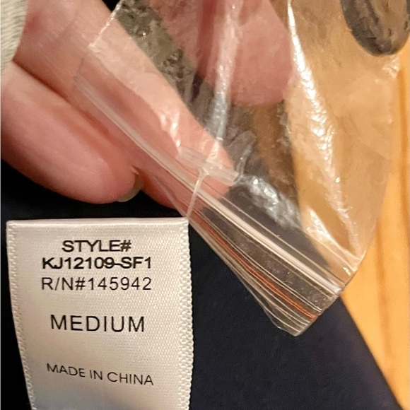 Eden Society Navy Blue Women's Blazer Size Medium Classic Professional Office - Picture 6 of 10